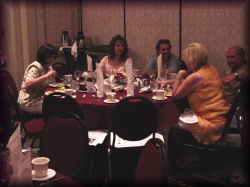 Donna (Mrs. Steve) Reed, Barkla and Tim Tully, Bradley and Camille Rife