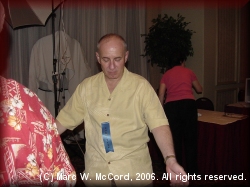 Walt Stierhoff at Friday night's party