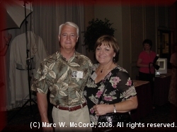 Ken and Gloria Martin on Friday night