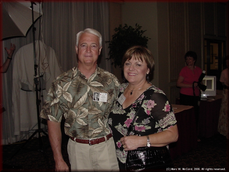 Ken and Gloria Martin on Friday night