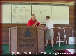 Mike Dooley entertains while Robert Nelson posts scores
