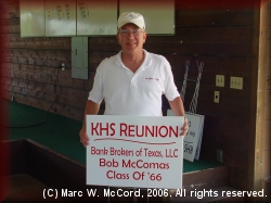 Hole Sponsor Bob McComas