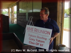 Hole Sponsor Gary Tatom