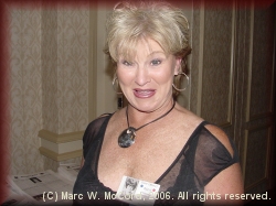 Pam Hare Bazet looking like she already started the party an hour ago