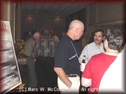 There was as much reunion activity in the hallway as in the banquet room