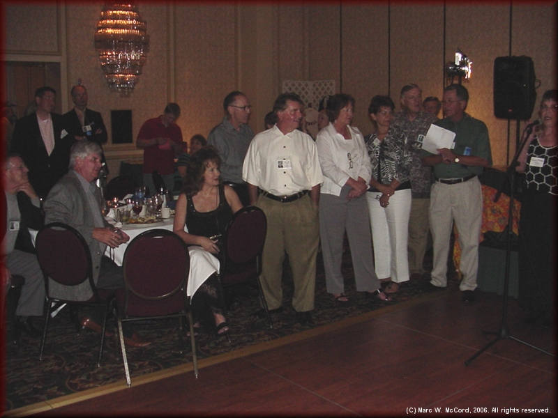 Bob McComas and a few classmates introduce the teachers