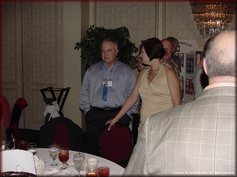 Mike and Tammy Dooley at the Saturday night banquet