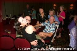 Cindy Waters Dial, Bob Roper, Becky Blackburn Glass, Ned Welch, Nancy Alford Poole-Dixey and Diane Bishop Kelly having TOO much fun!