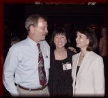 Greg Vincent, Elaine Willingham and Ruth Attebury at the 35th Reunion