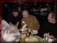 It wasn't REALLY Walt's birthday, but we told the waiter that it was