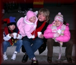 Nancy Poole-Dixey and her grandchildren