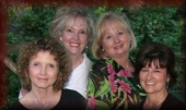 (L to R) Brenda Edmondson Chamberlain, Diane Bishop Kelly, Windy Oslin Pitcock and Becky Blackburn Glass