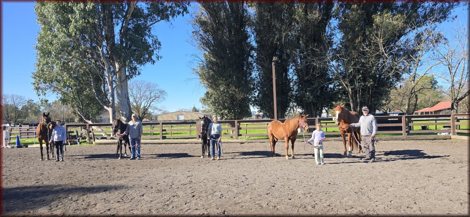 Family at the Flying D Family Ranch