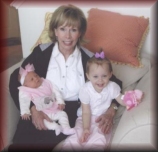 Susan and her two new granddaughters