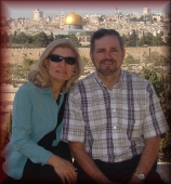 Lanny and Diana Morrow in Jerusalem