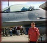 Les Shrum and his F-16