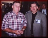 Robert Cliver and Ron Surber at the 35th Reunion, 2001