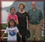 Isabel, Olivia, Susan, and Dan, Taiwan, 2006