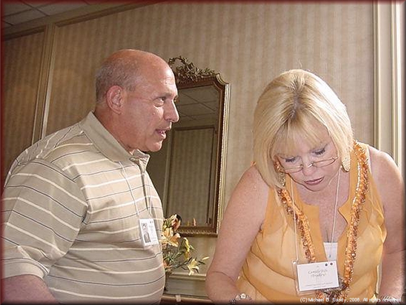 Bradley and Camille Rife registering on Friday night