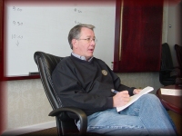 Bob McComas at the February Planning Meeting