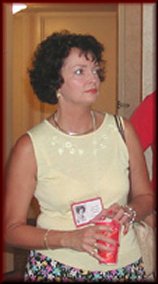 Anita Slocum Smith at the 35th Reunion mixer, 2001