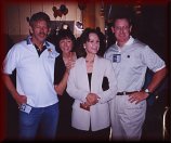 Randy Pritchett, Elaine Willingham, Ruth Attebury and Mel Tittle at the 35th Reunion, 2001